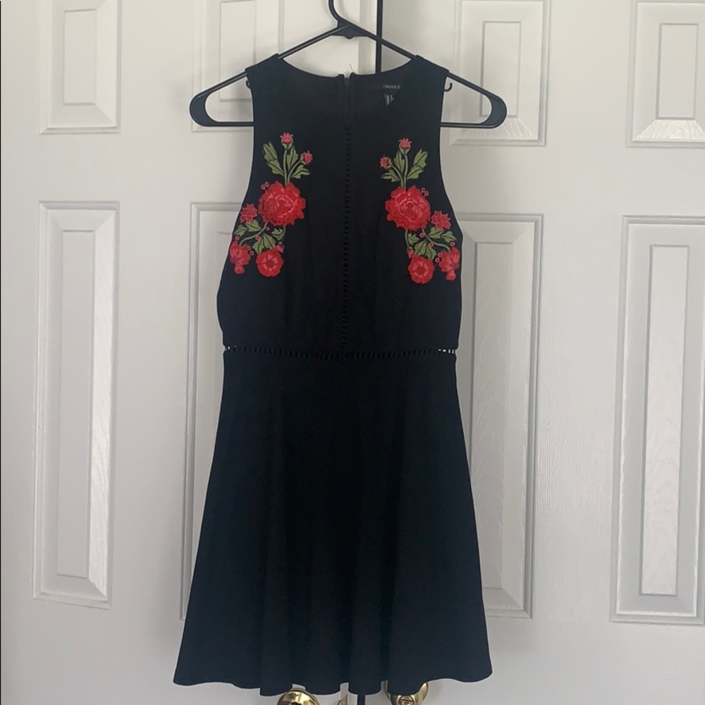Forever 21  Black and Floral Dress